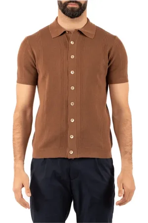 Daniele Fiesoli Herren, Shirts, Braun, LGröße: