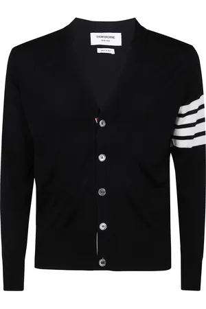 Thom Browne Herren, Strickwaren, Schwarzk, MGröße: