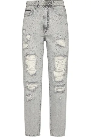 Philipp Plein Damen, Jeans, Blau, W27Größe: