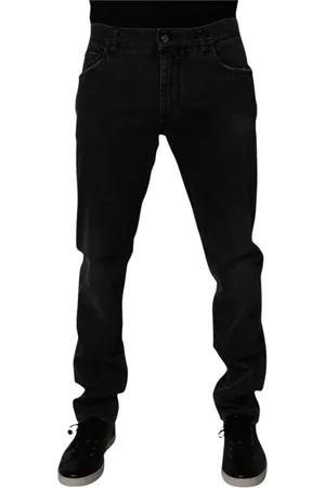 Dolce & Gabbana Herren, Jeans, Schwarzk, XLGröße: