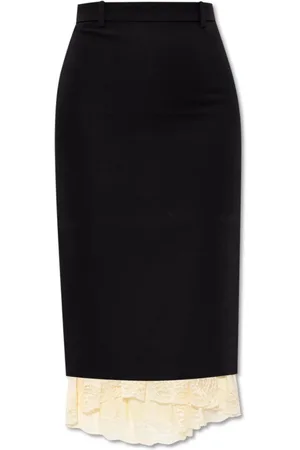 Balenciaga Damen, Röcke, Schwarzk, 2XSGröße: