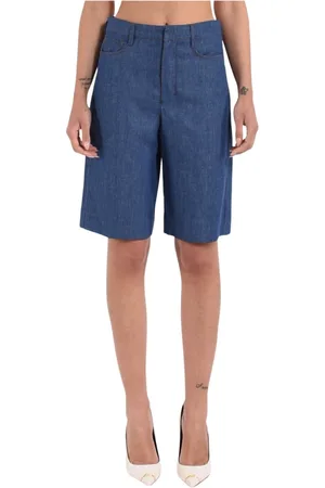 Max Mara Damen, Shorts, Blau, SGröße: