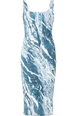 Roberto Cavalli Damen, Kleider, Blau, MGröße: