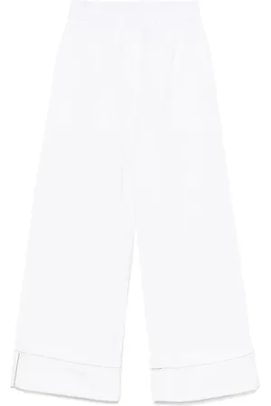 ALYSI Damen, Hosen, Weiß, W30Größe: