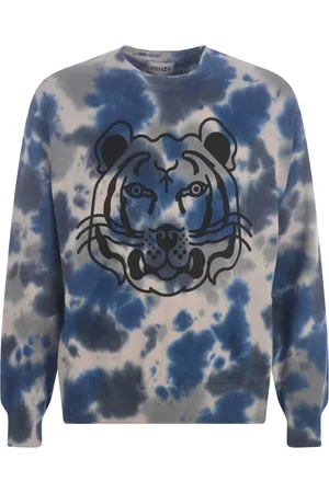 Kenzo Herren, Sweatshirts & Hoodies, Blau, MGröße: