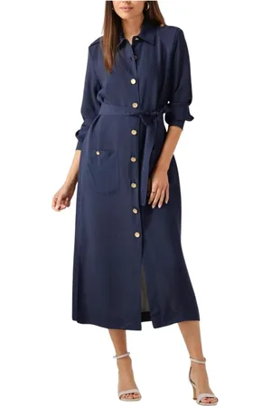 ACCESS FASHION Damen, Kleider, Blau, MGröße: