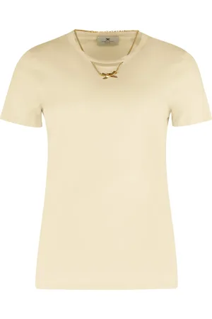 Elisabetta Franchi Damen, Oberteile, Gelb, MGröße: