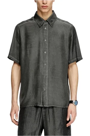Diesel Herren, Shirts, Grau, MGröße: