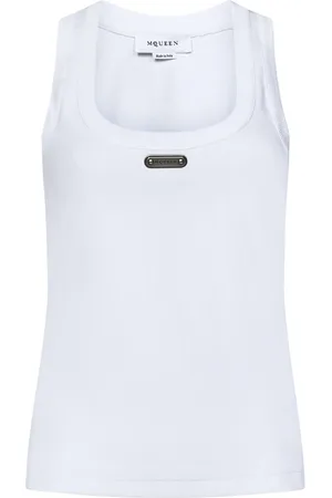 Alexander McQueen Damen, Oberteile, Weiß, 2XSGröße: