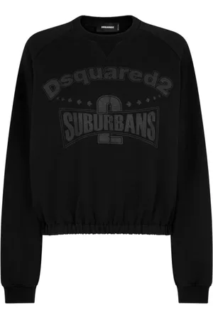 Dsquared2 Damen, Sweatshirts & Hoodies, Schwarzk, MGröße: