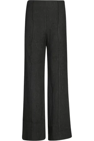 Ganni Damen, Hosen, Schwarzk, SGröße: