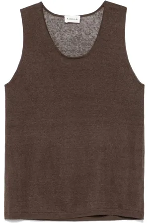 P.A.R.O.S.H. Damen, Oberteile, Braun, XSGröße: