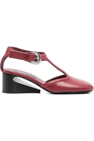Jil Sander Damen, Schuhe, Rot, 37 1/2 EUGröße: