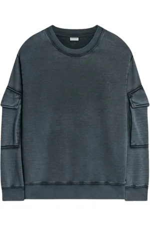 DRIES VAN NOTEN Herren, Sweatshirts & Hoodies, Grau, LGröße: