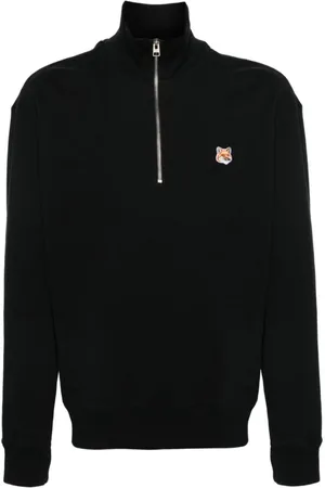 Maison Kitsuné Herren, Sweatshirts & Hoodies, Schwarzk, MGröße:
