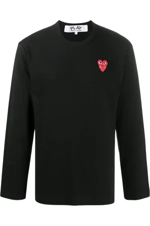 Comme des Garçons Herren, Sweatshirts & Hoodies, Schwarzk, XLGröße: