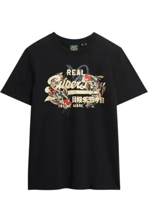 Superdry Herren, Oberteile, Schwarzk, XLGröße: