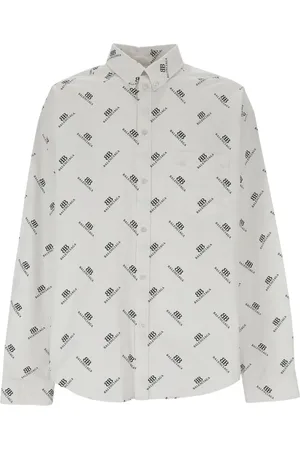 Balenciaga Herren, Shirts, Weiß, LGröße: