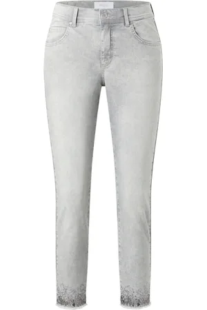 Angels Damen, Jeans, Grau, SGröße: