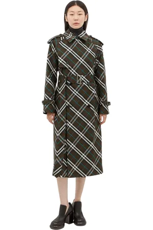 Burberry Damen, Mäntel, Grün, XSGröße: