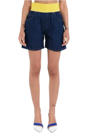 Msgm Damen, Shorts, Blau, SGröße: