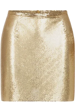 Paco rabanne Damen, Röcke, Gelb, SGröße: