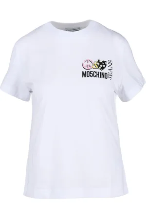 Moschino Damen, Oberteile, Weiß, LGröße: