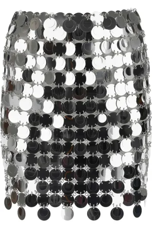 Paco rabanne Damen, Röcke, Grau, 2XSGröße: