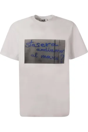 Msgm Herren, Oberteile, Weiß, XSGröße: