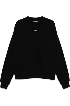 OFF-WHITE Herren, Sweatshirts & Hoodies, Schwarzk, LGröße: