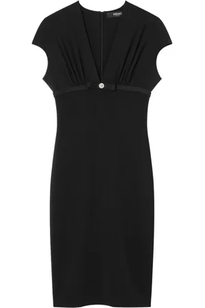 VERSACE Damen, Kleider, Schwarzk, MGröße: