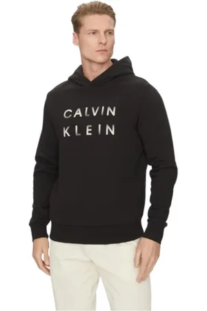 Calvin Klein Herren, Sweatshirts & Hoodies, Schwarzk, SGröße: