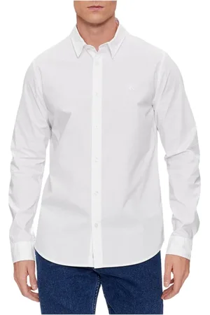 Calvin Klein Herren, Shirts, Weiß, MGröße: