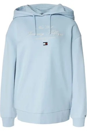 Tommy Hilfiger Damen, Sweatshirts & Hoodies, Blau, LGröße: