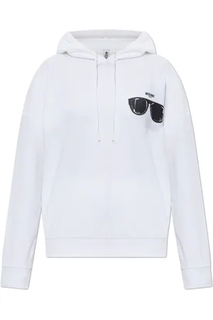 Moschino Damen, Sweatshirts & Hoodies, Weiß, MGröße: