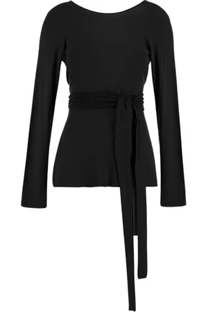 GENTRYPORTOFINO Damen, Oberteile, Schwarzk, LGröße: