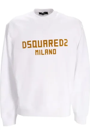 Dsquared2 Herren, Sweatshirts & Hoodies, Weiß, XLGröße: