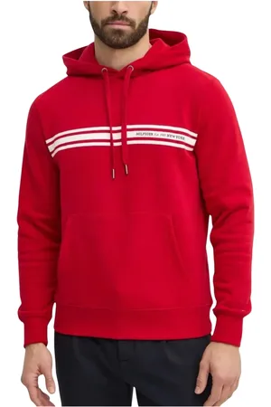 Tommy Hilfiger Herren, Sweatshirts & Hoodies, Rot, MGröße: