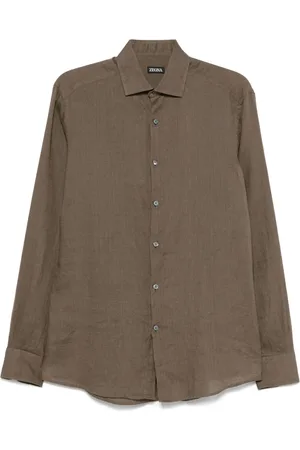 Ermenegildo Zegna Herren, Shirts, Braun, MGröße: