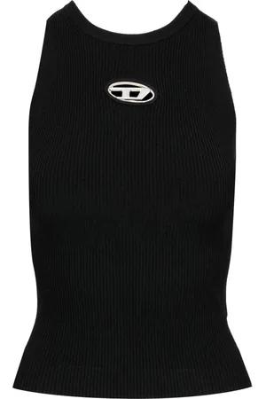 Diesel Damen, Oberteile, Schwarzk, MGröße: