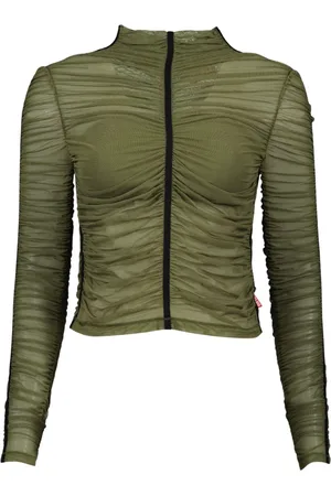 Diesel Damen, Oberteile, Grün, SGröße: