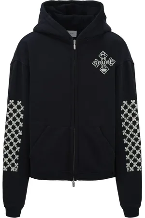 Rhude Herren, Sweatshirts & Hoodies, Schwarzk, XSGröße: