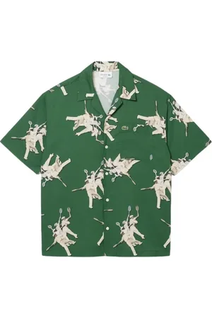 Lacoste Herren, Shirts, Grün, LGröße: