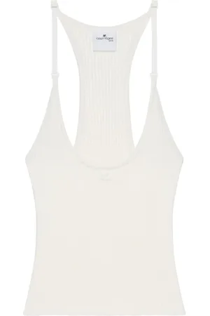 Courrèges Damen, Oberteile, Weiß, LGröße: