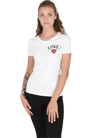 Moschino Damen, Oberteile, Weiß, SGröße: