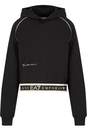 EA7 Damen, Sweatshirts & Hoodies, Schwarzk, XSGröße: