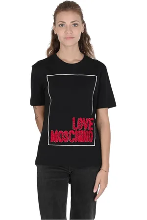 Moschino Damen, Oberteile, Schwarzk, XSGröße:
