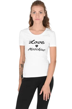 Moschino Damen, Oberteile, Weiß, MGröße: