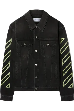 OFF-WHITE Herren, Jacken, Schwarzk, LGröße: