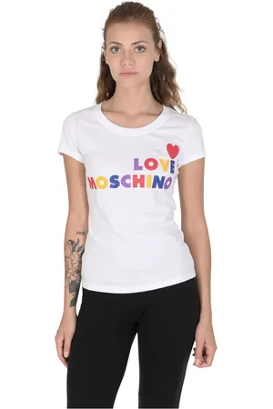 Moschino Damen, Oberteile, Weiß, MGröße: